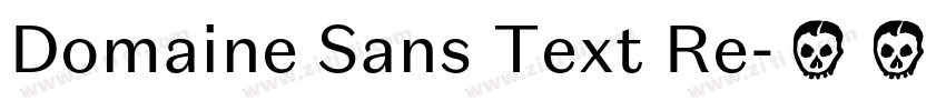 Domaine Sans Text Re字体转换
